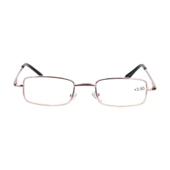 Star Optic Lesehilfe MD6 aus Metall +3,5 Dioptrien gold glänzend