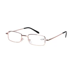 Star Optic Lesehilfe MD6 aus Metall +3,5 Dioptrien gold glänzend