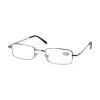 Star Optic Lesehilfe MD6 aus Metall +1,5 Dioptrien silber glänzend