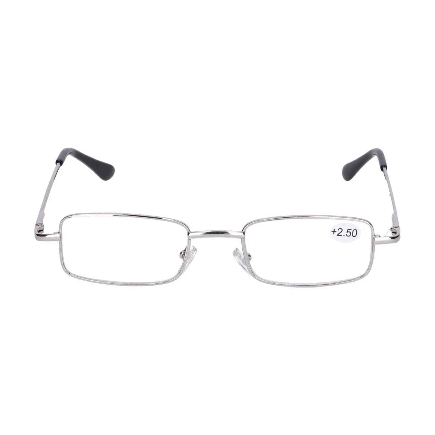 Star Optic Lesehilfe MD6 aus Metall +2,5 Dioptrien silber glänzend