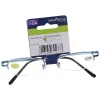 Star Optic Lesehilfe MD3 aus Metall +2,5 Dioptrien hellblau
