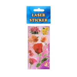 Sticker Laser Blumen, 7 x 18 cm