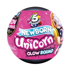 5 Surprise Newborn Unicorn Sammelfiguren "Glow Squad"