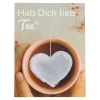 Tee Geschenkkarte Hab Dich lieb