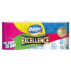 Toilettenpapier 16 x Fußball, 3-lagig, 150 Blatt