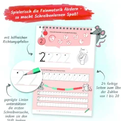 Trötsch Mein Spurrillenblock Zahlen Übungsbuch 48 Seiten
