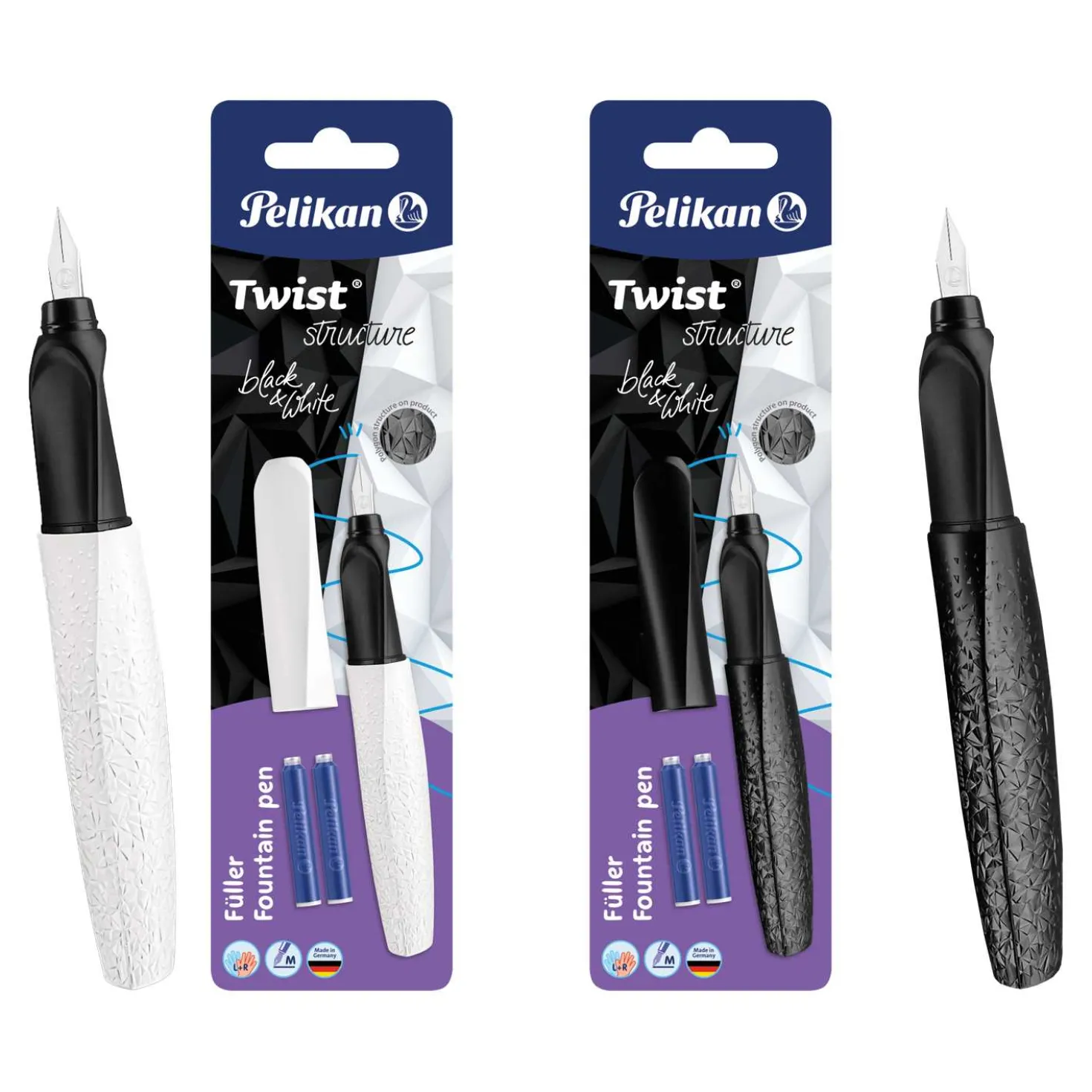 Twist Füllhalter Pelikan, +2 Patronen