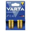 Varta Batterie Longlife AAA, 4 Stück