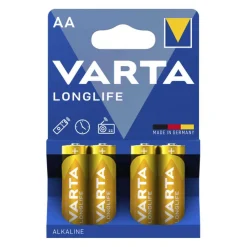 Varta Batterie Longlife AA, 4 Stück