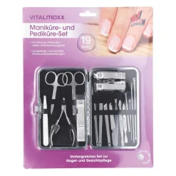 VITALmaxx Mani-&Pediküre-Set, 19-teilig