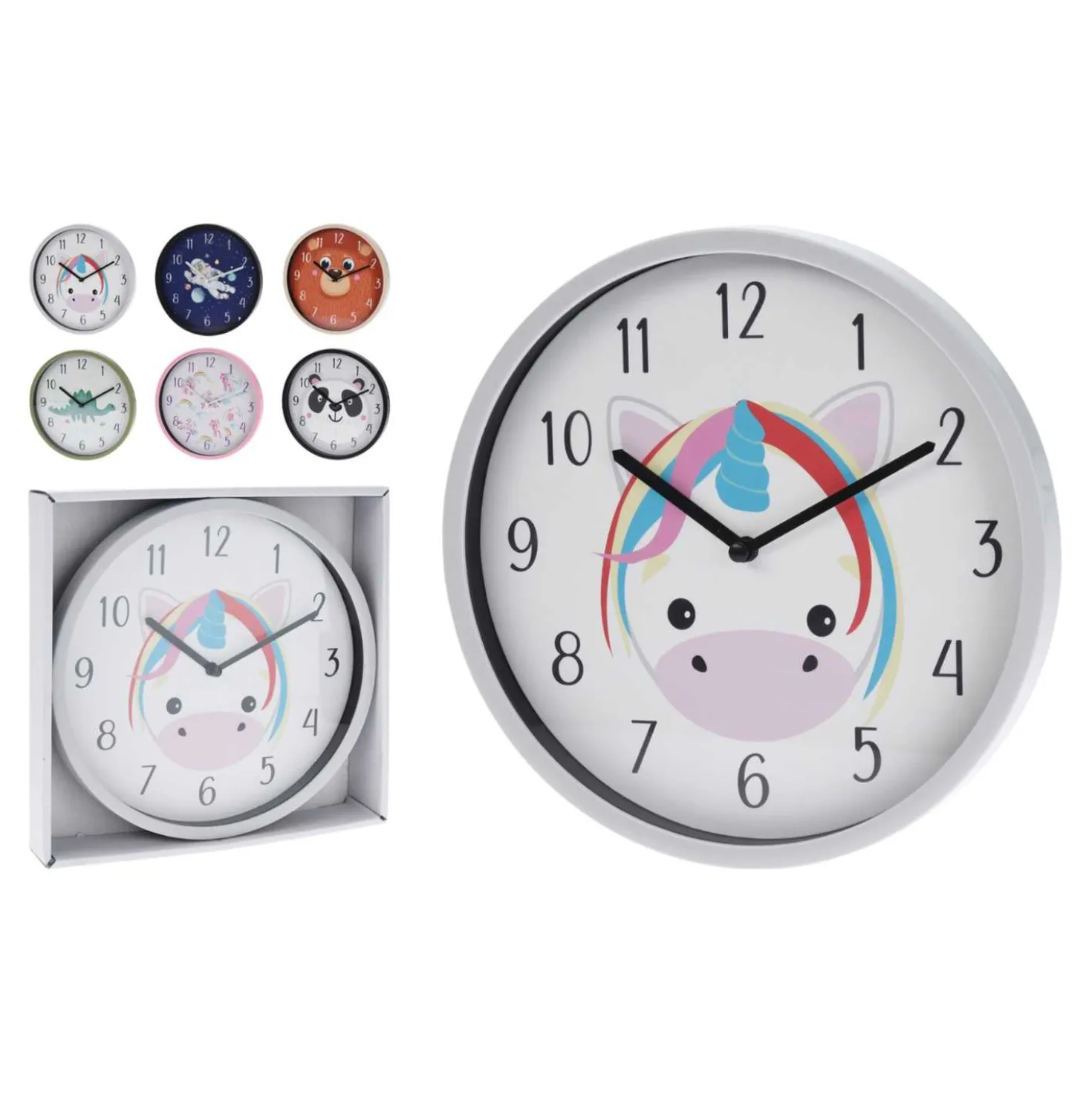 Wanduhr Kinder 22 x 3,6 cm