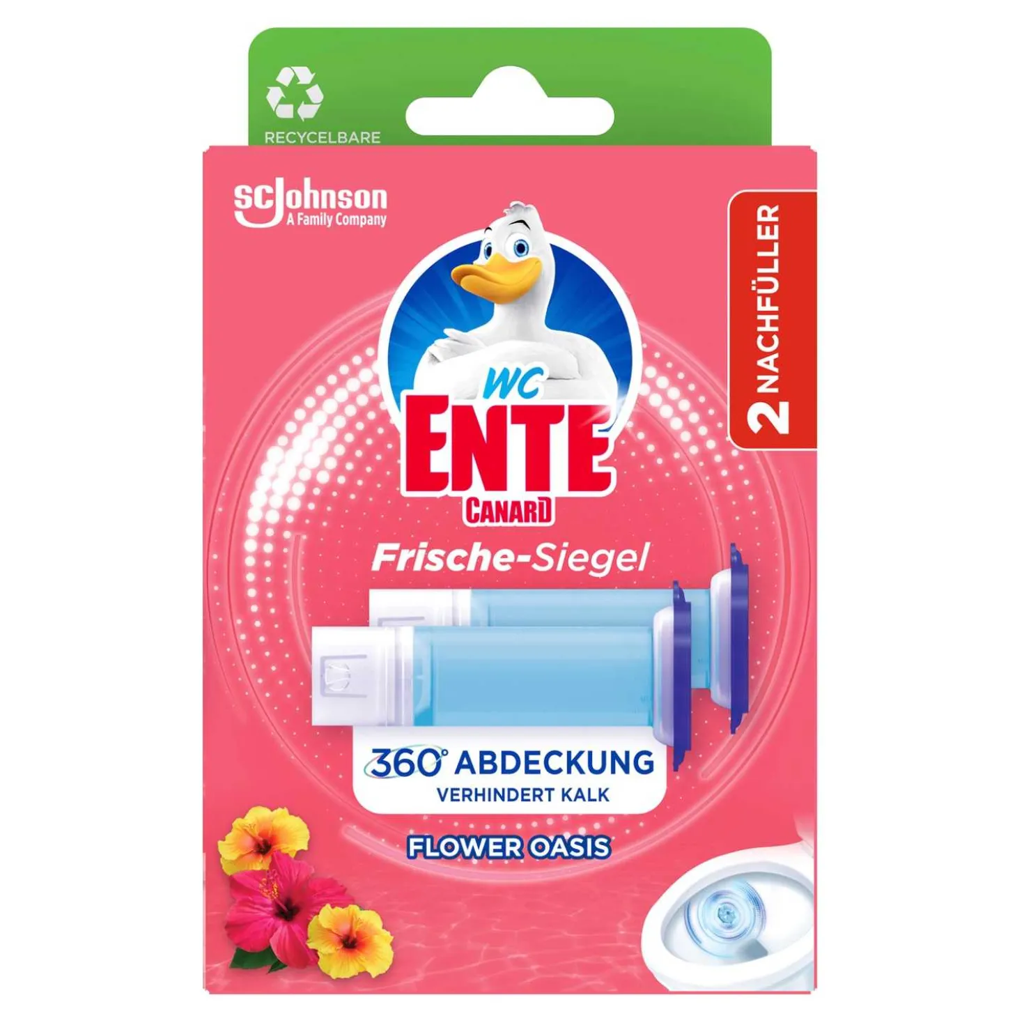 WC Ente NF Frische Siegel Flower, 2 Stück