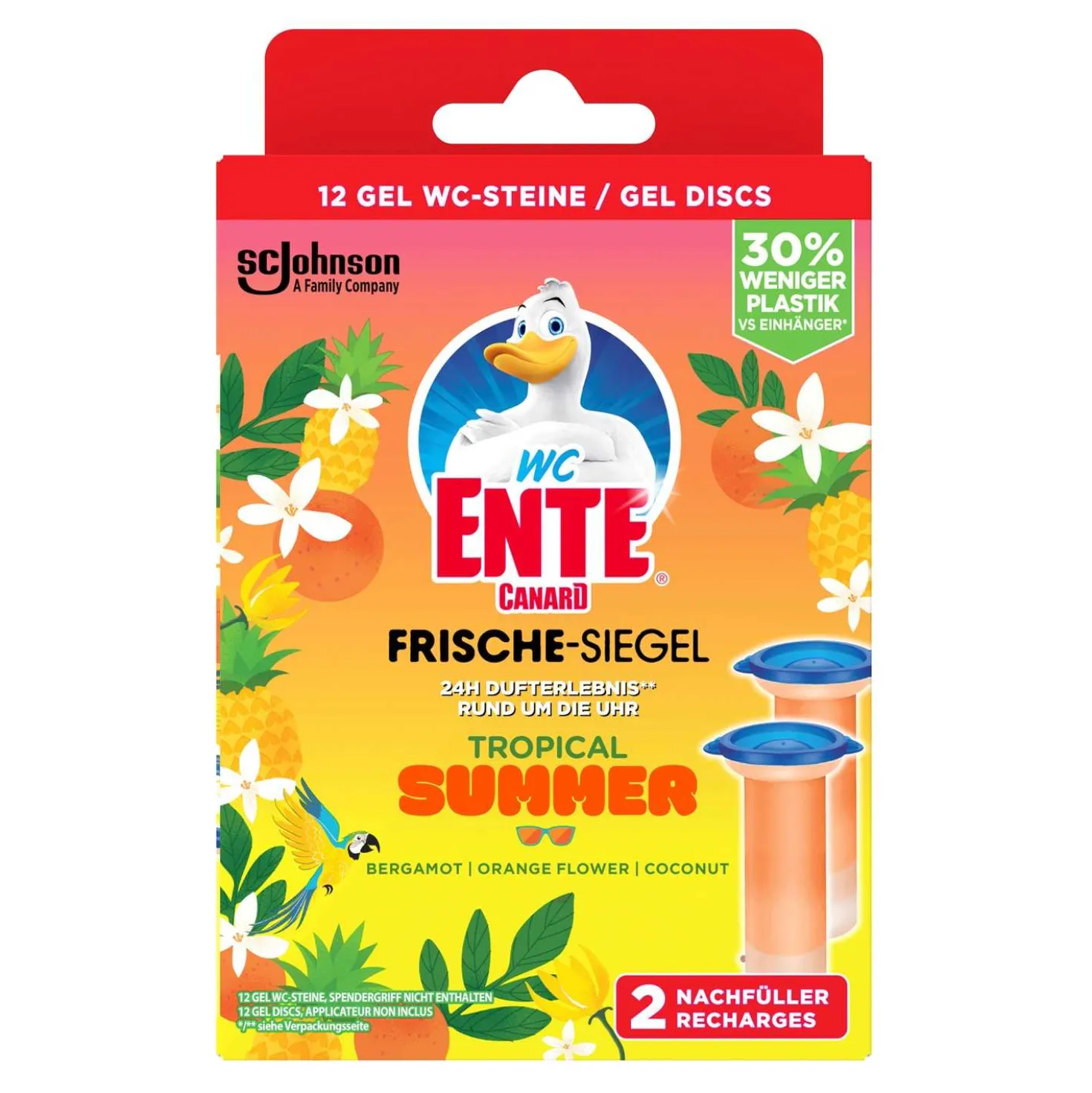 WC Ente NF Frische Siegel Tropica, 2 Stück