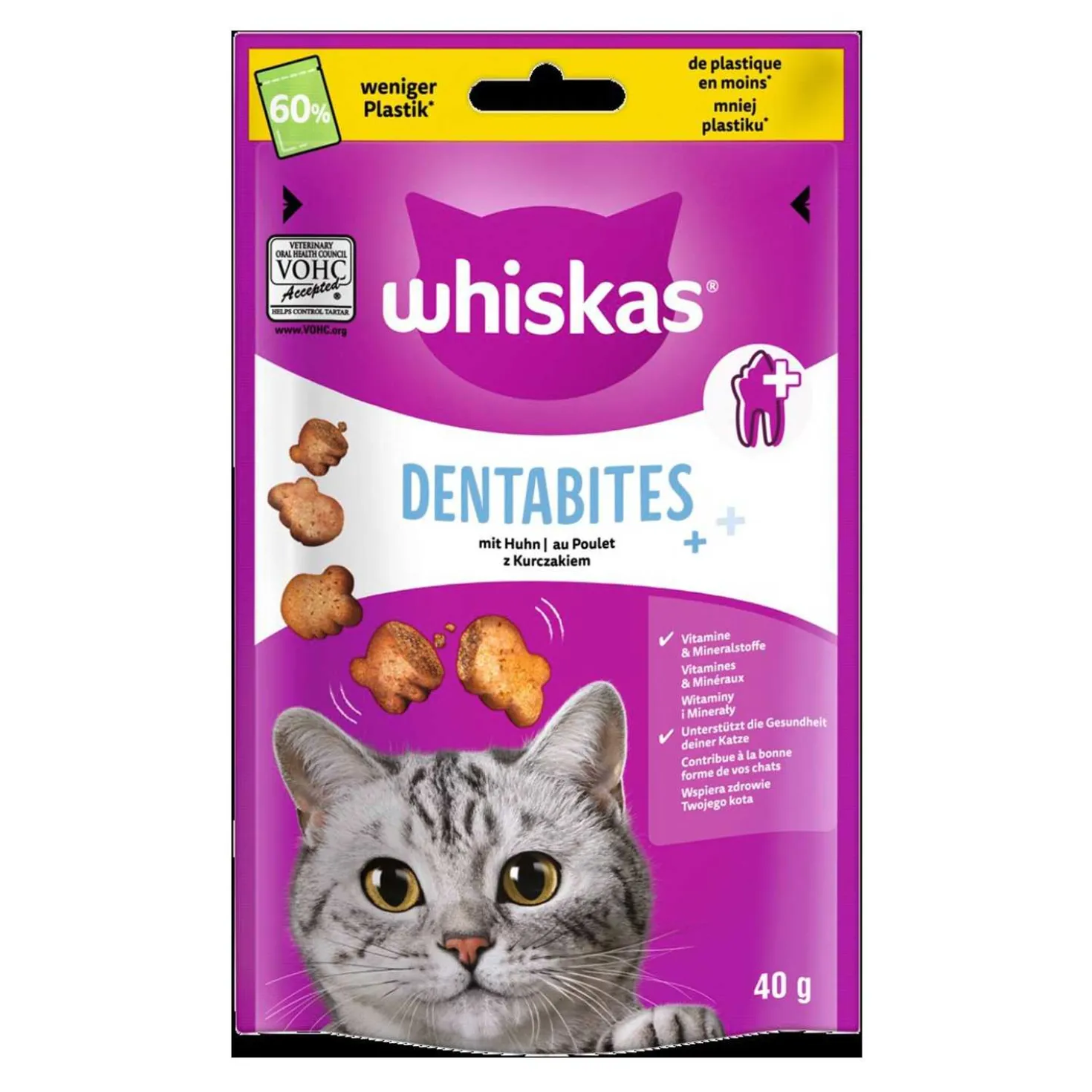 Whiskas Katzensnack Huhn Dentabites