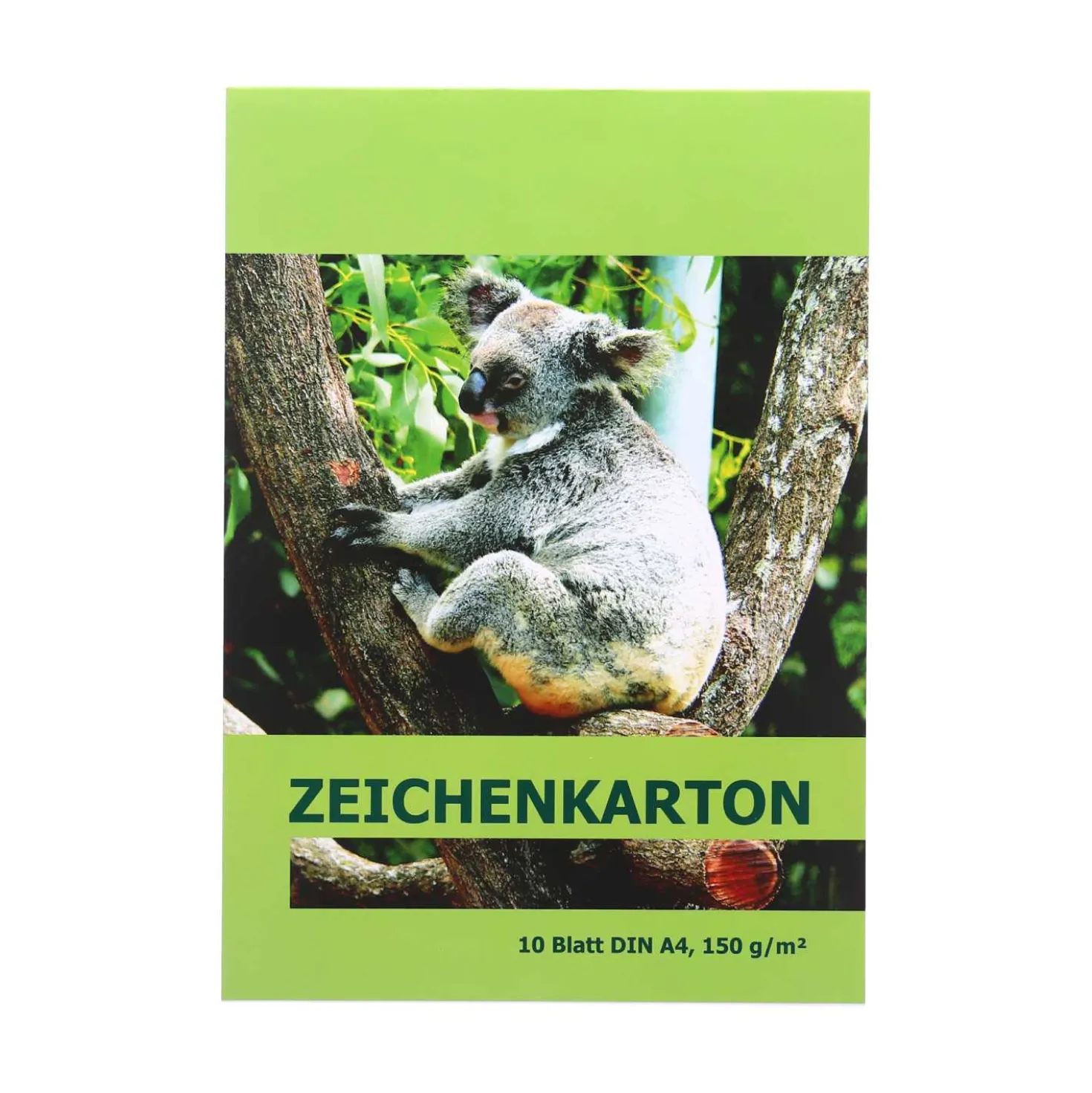 Zeichenkarton A4, 150 g/m², 10 Blatt