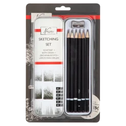 Zeichen-Set 6 Bleistifte + Spitzer