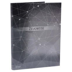 Zeugnismappe Hardcover mit 20 Hüllen für DIN A4-Dokumente